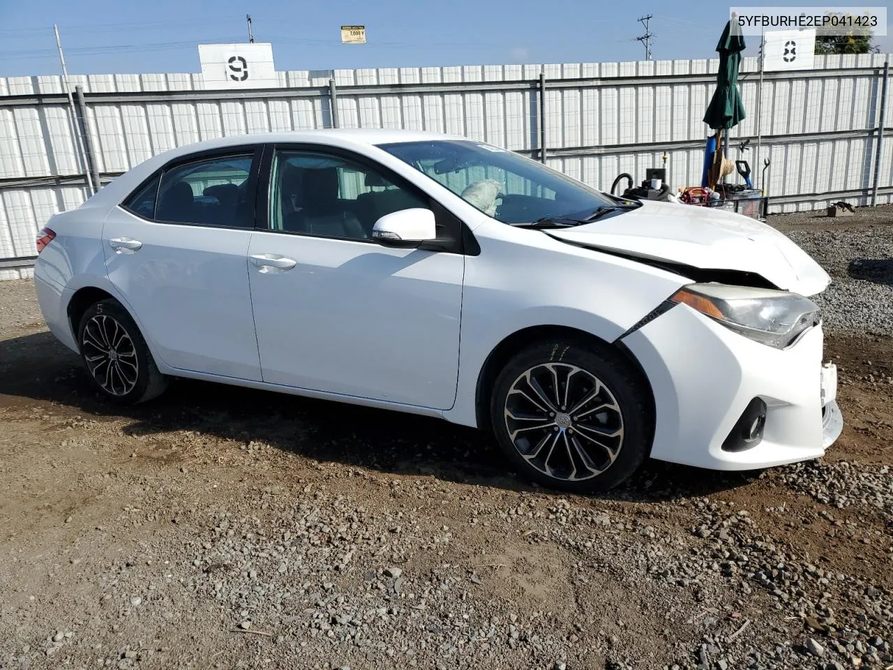 2014 Toyota Corolla L VIN: 5YFBURHE2EP041423 Lot: 76422334