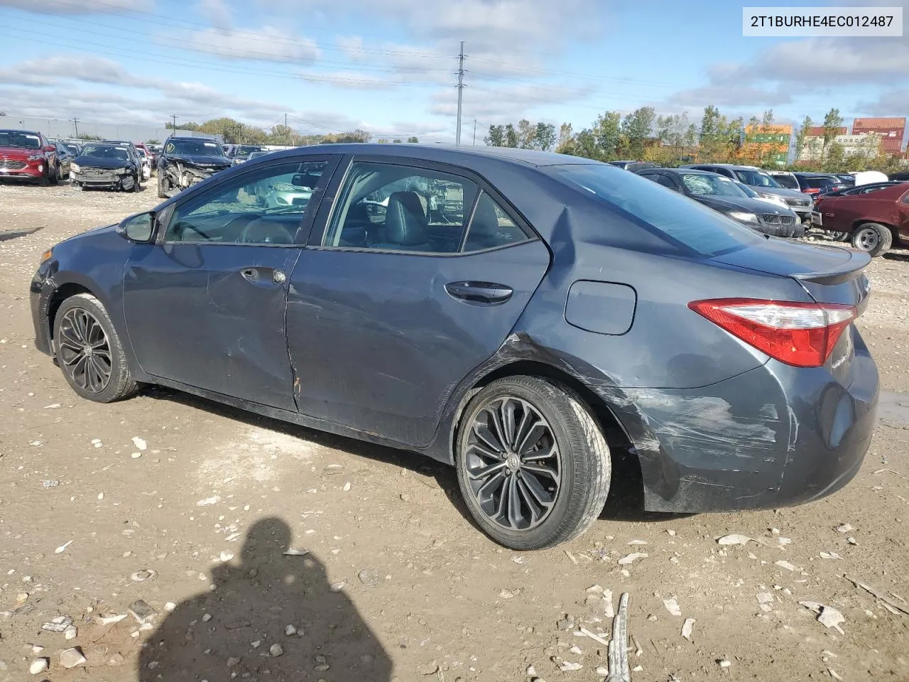 2014 Toyota Corolla L VIN: 2T1BURHE4EC012487 Lot: 76468274