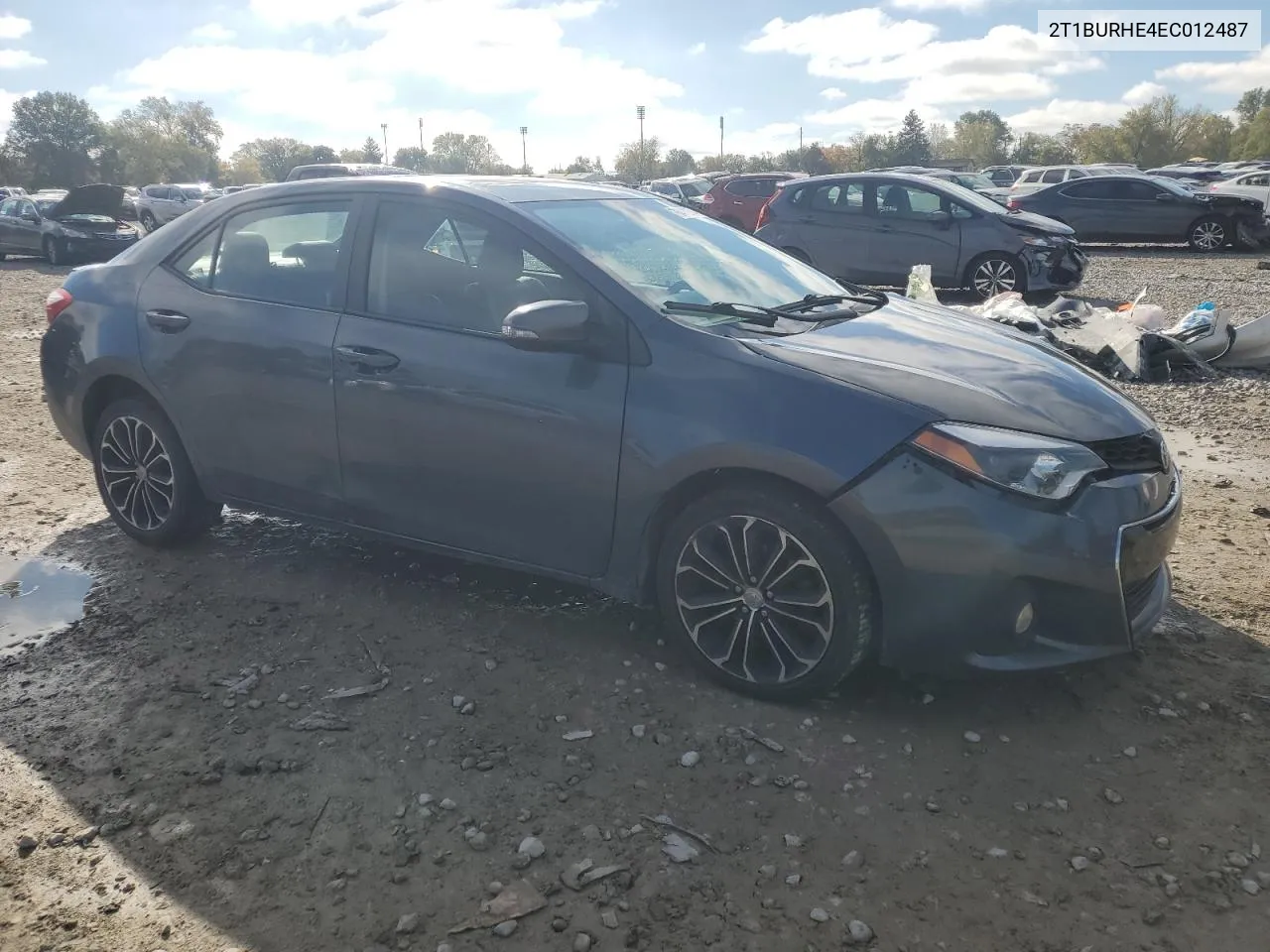 2014 Toyota Corolla L VIN: 2T1BURHE4EC012487 Lot: 76468274