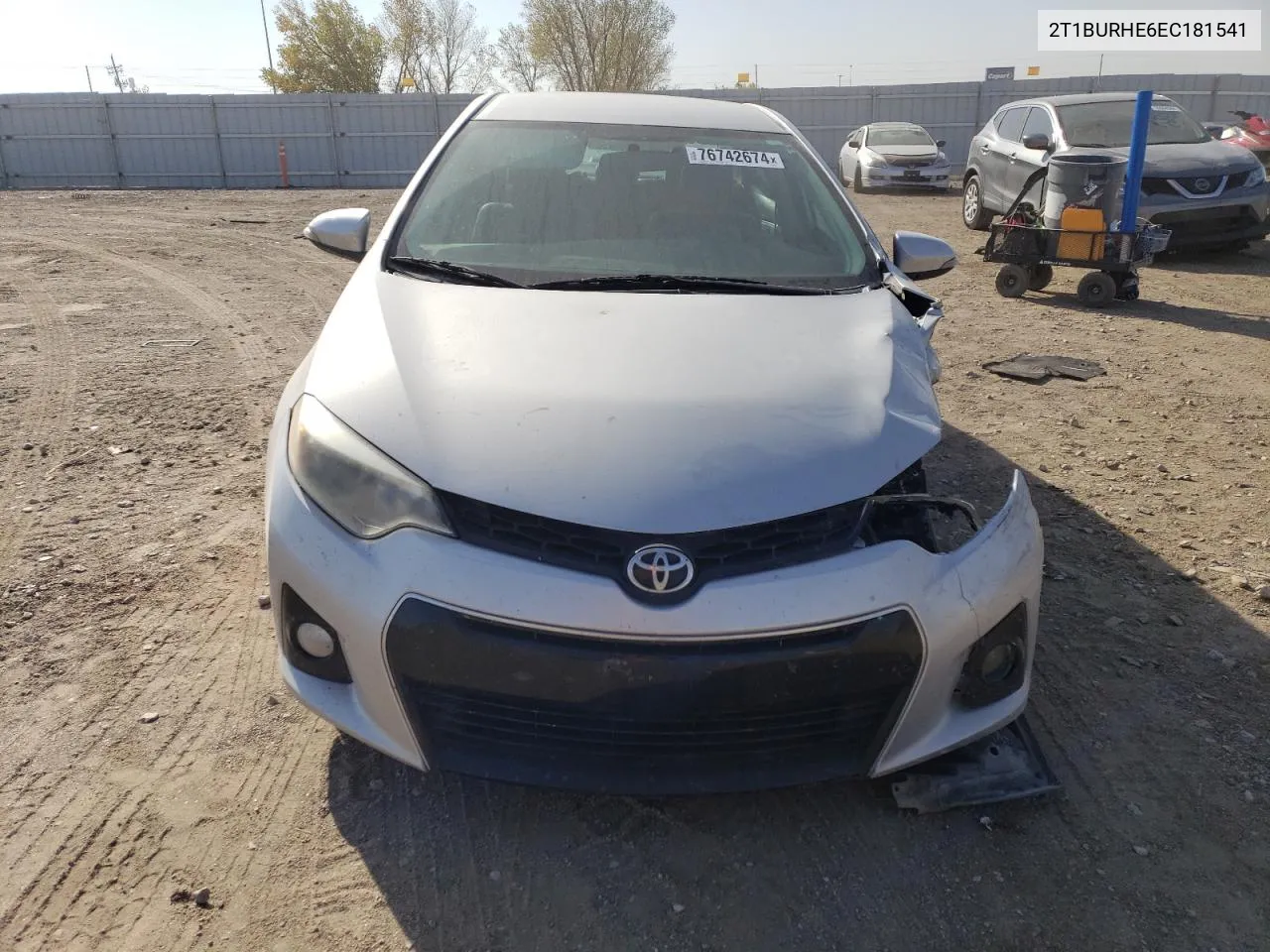 2014 Toyota Corolla L VIN: 2T1BURHE6EC181541 Lot: 76742674