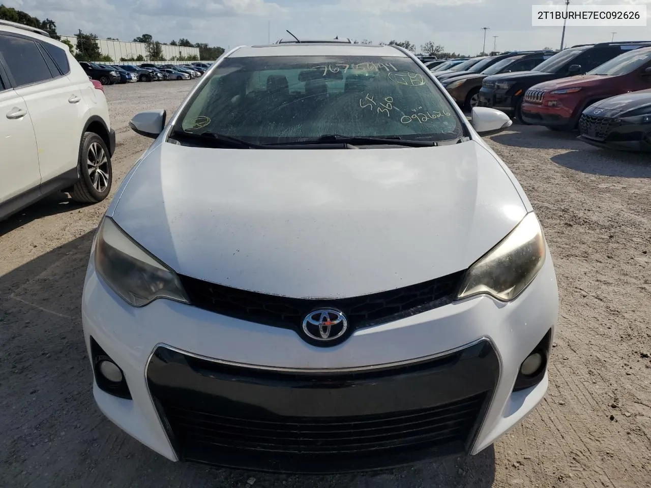 2014 Toyota Corolla L VIN: 2T1BURHE7EC092626 Lot: 76756144