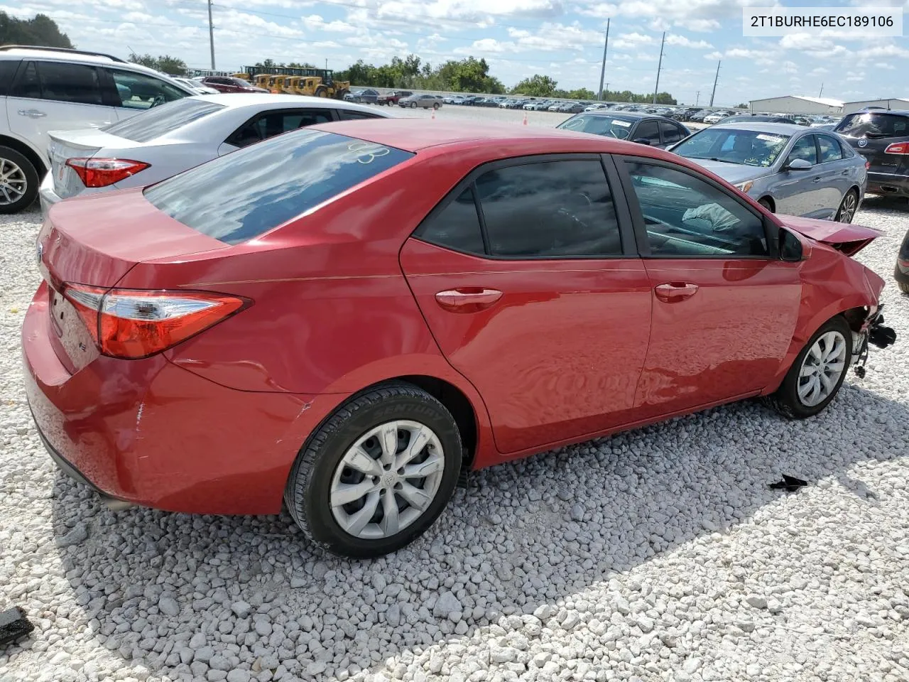 2014 Toyota Corolla L VIN: 2T1BURHE6EC189106 Lot: 76764944