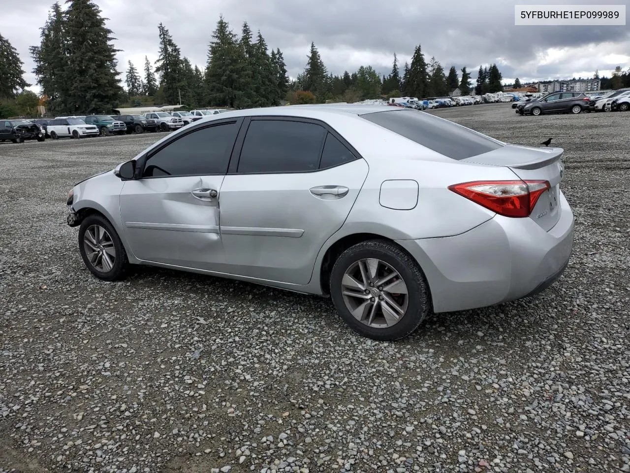 2014 Toyota Corolla L VIN: 5YFBURHE1EP099989 Lot: 76766194