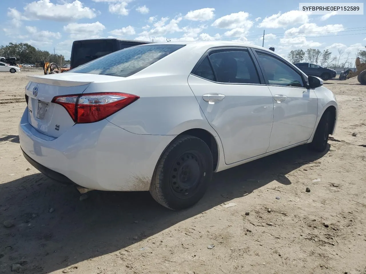 2014 Toyota Corolla Eco VIN: 5YFBPRHE0EP152589 Lot: 76816324