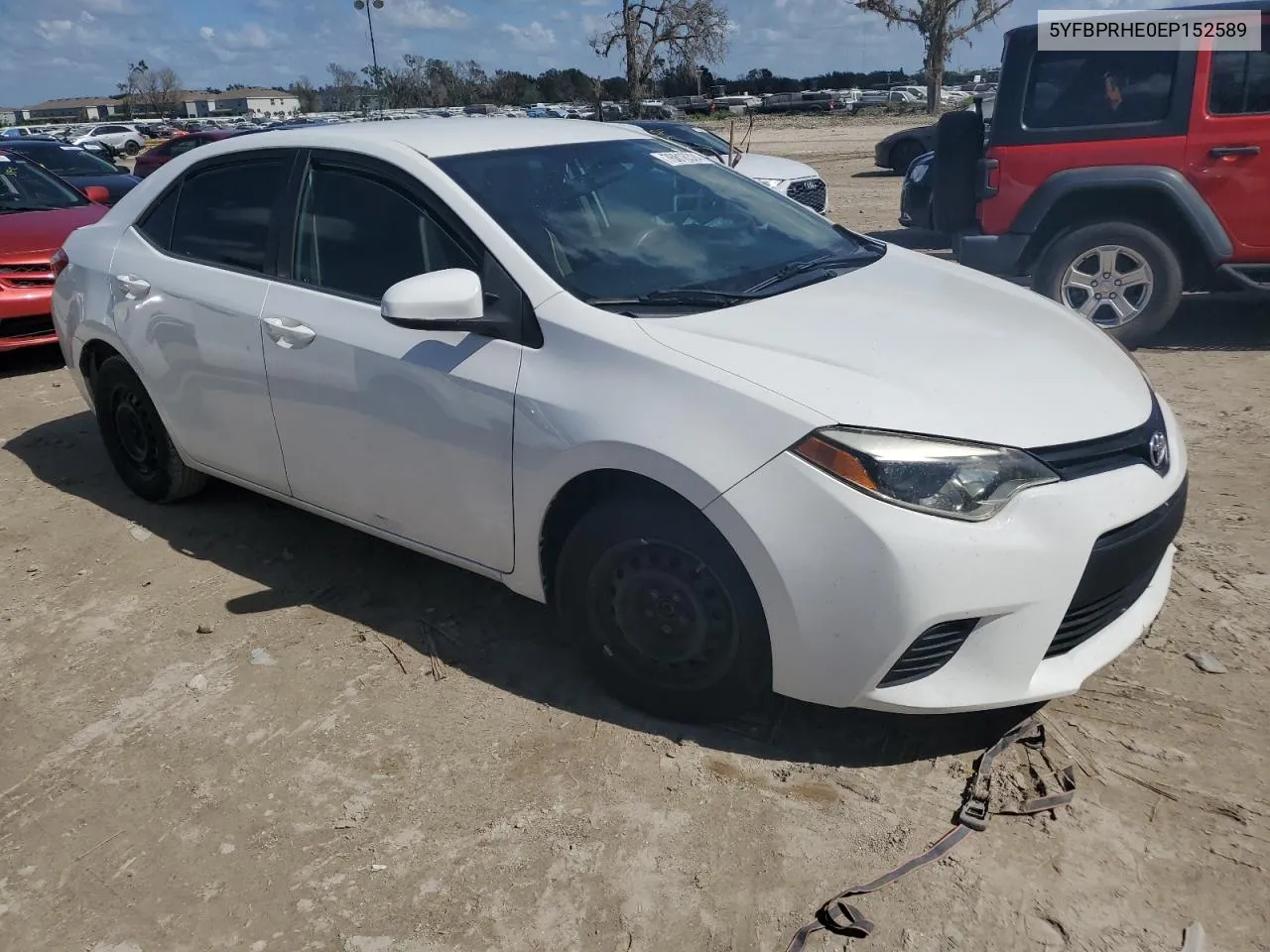 2014 Toyota Corolla Eco VIN: 5YFBPRHE0EP152589 Lot: 76816324