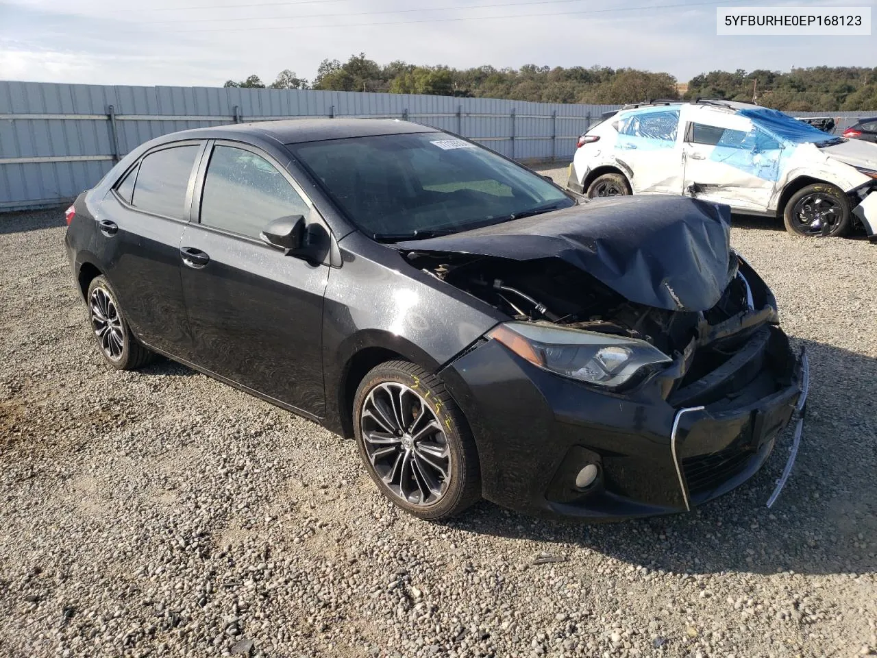 2014 Toyota Corolla L VIN: 5YFBURHE0EP168123 Lot: 77126504