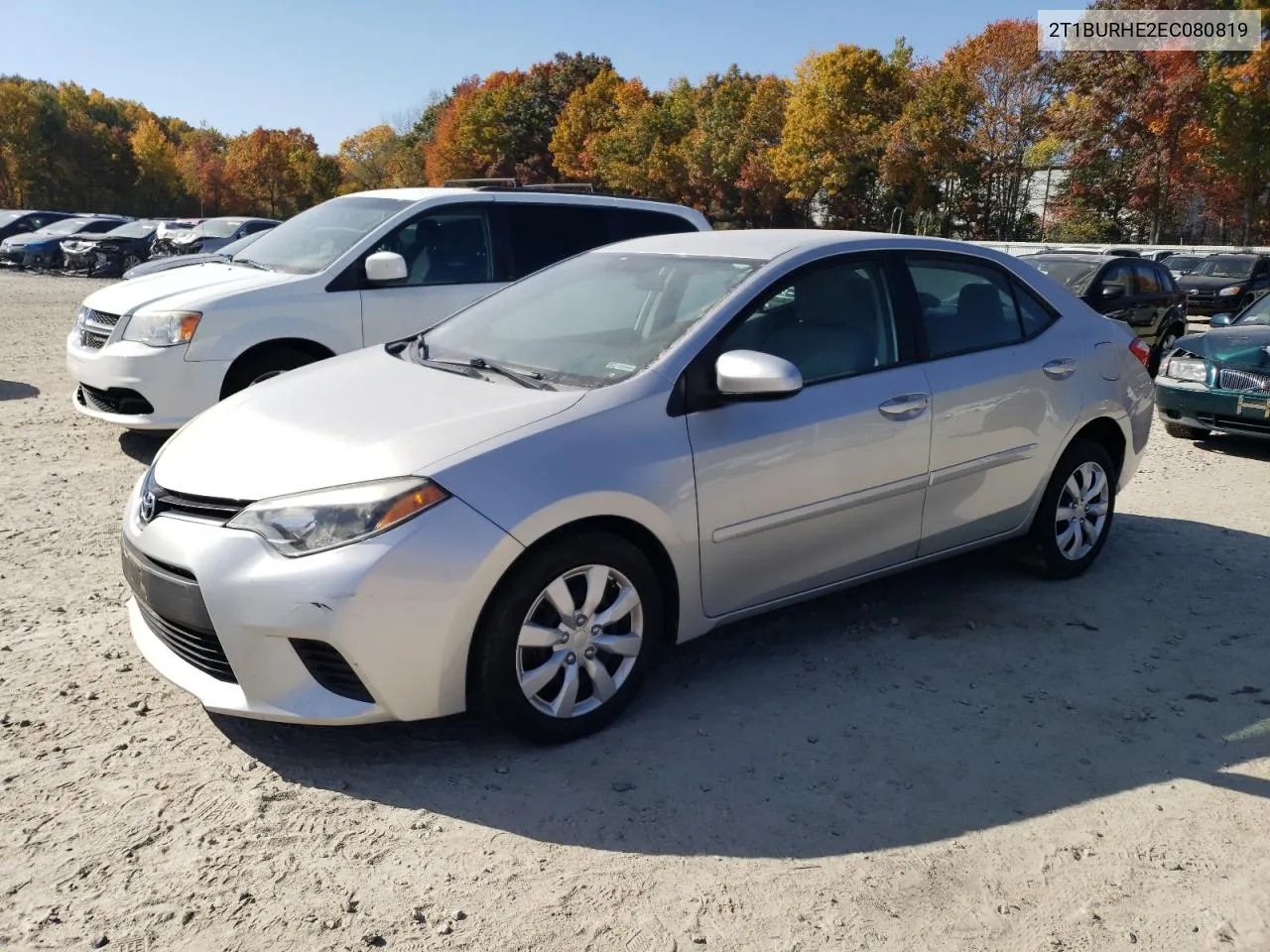 2014 Toyota Corolla L VIN: 2T1BURHE2EC080819 Lot: 77139394