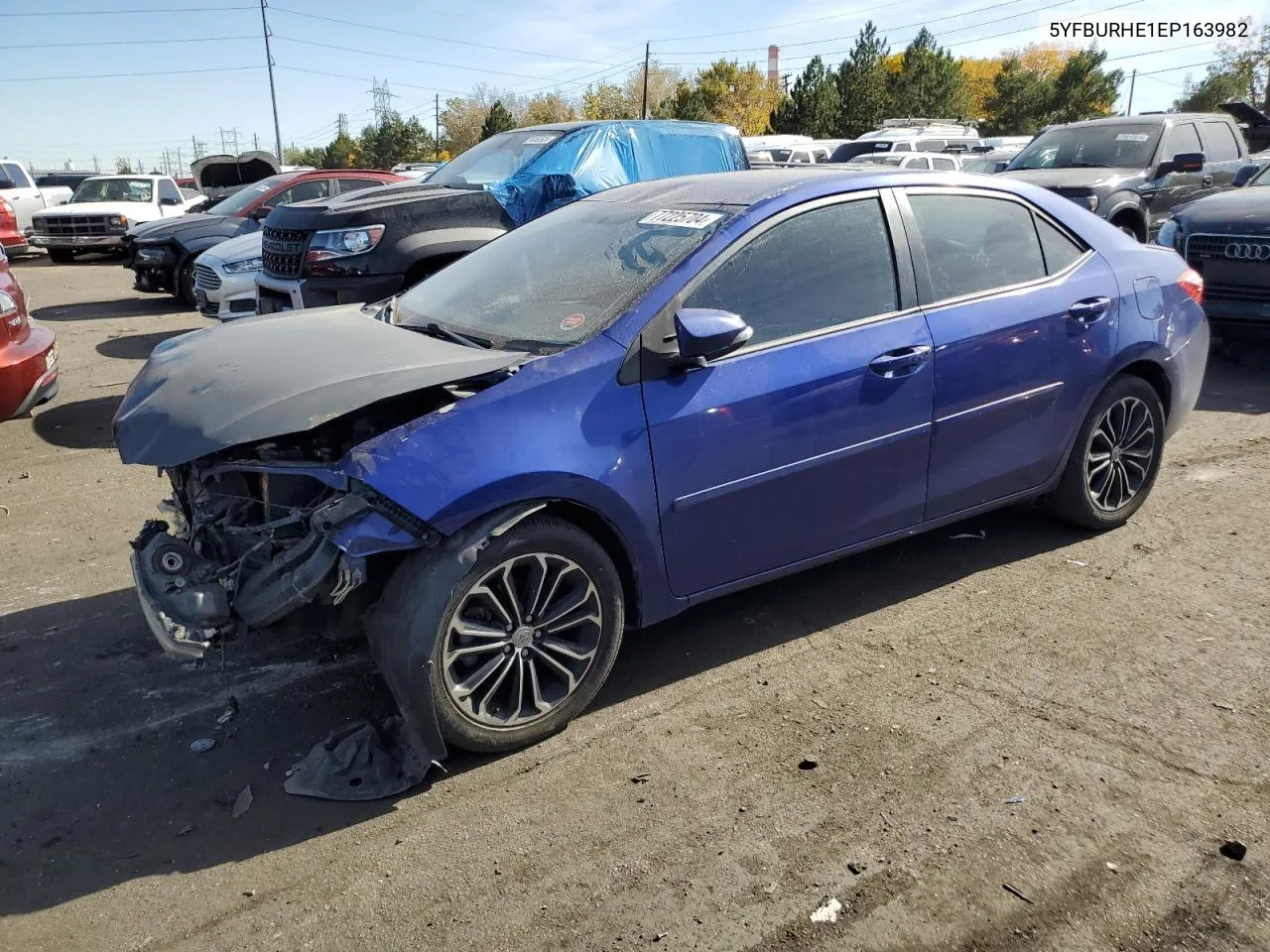 2014 Toyota Corolla L VIN: 5YFBURHE1EP163982 Lot: 77225704