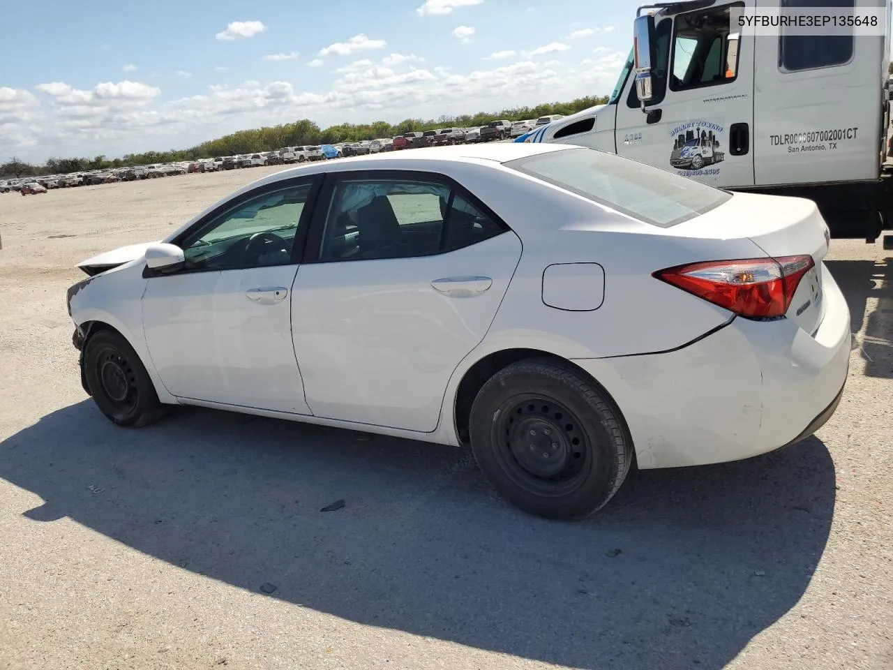 2014 Toyota Corolla L VIN: 5YFBURHE3EP135648 Lot: 77280004