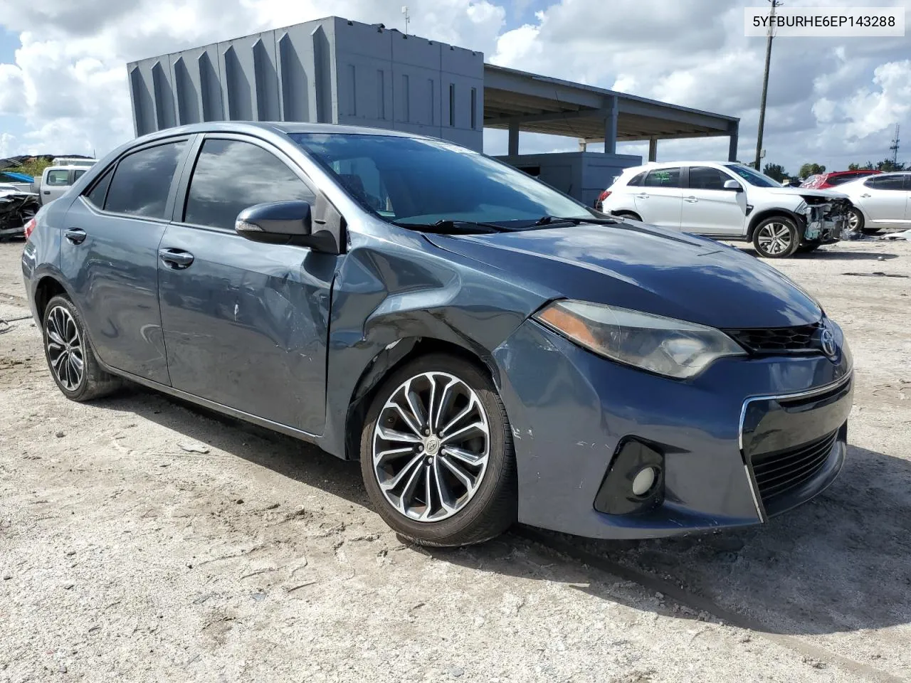 2014 Toyota Corolla L VIN: 5YFBURHE6EP143288 Lot: 77341374