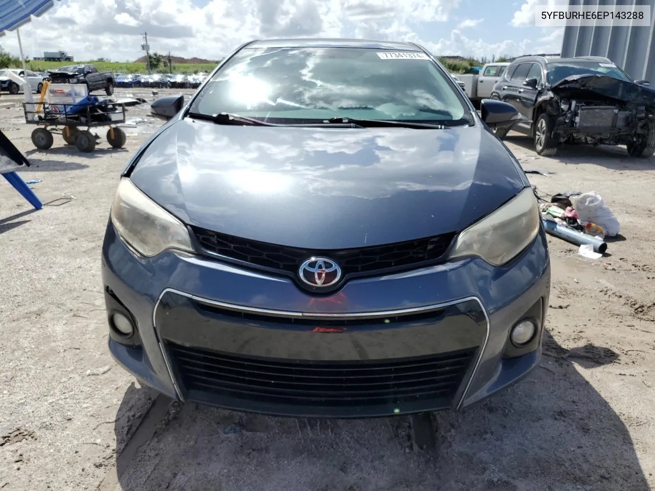 2014 Toyota Corolla L VIN: 5YFBURHE6EP143288 Lot: 77341374