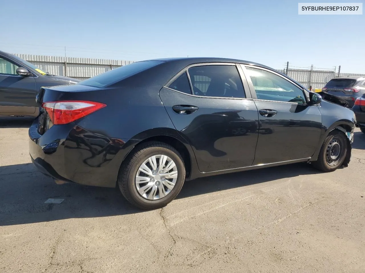 2014 Toyota Corolla L VIN: 5YFBURHE9EP107837 Lot: 77389994