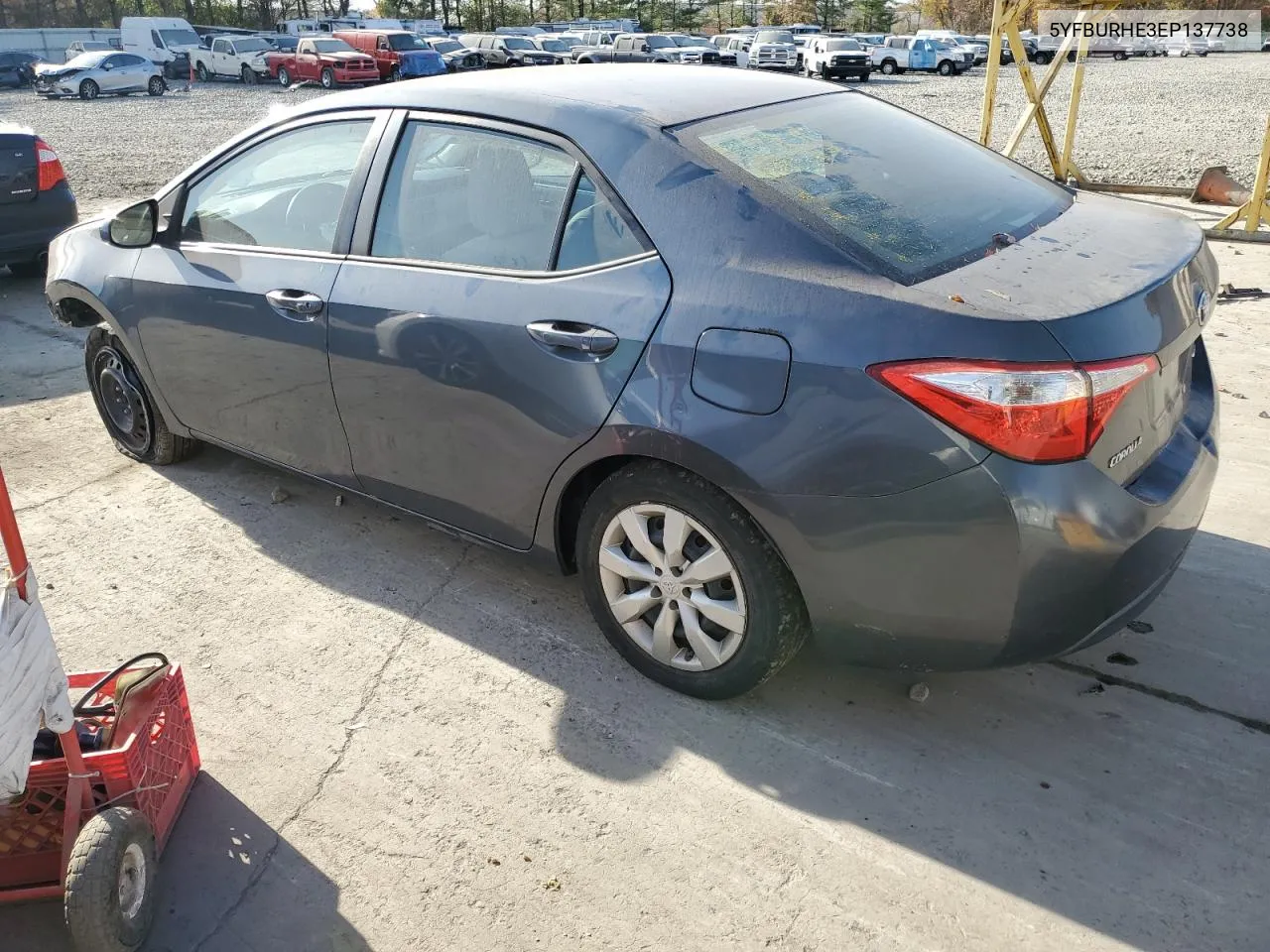 2014 Toyota Corolla L VIN: 5YFBURHE3EP137738 Lot: 77553024