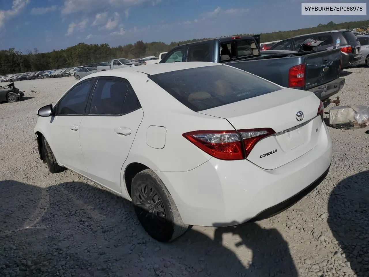 2014 Toyota Corolla L VIN: 5YFBURHE7EP088978 Lot: 77558404