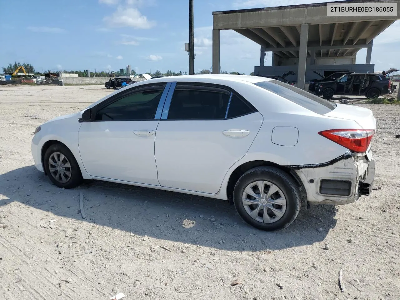 2014 Toyota Corolla L VIN: 2T1BURHE0EC186055 Lot: 77636694