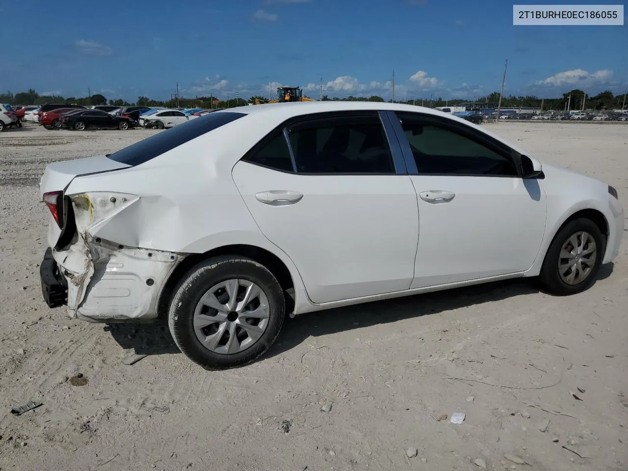 2014 Toyota Corolla L VIN: 2T1BURHE0EC186055 Lot: 77636694