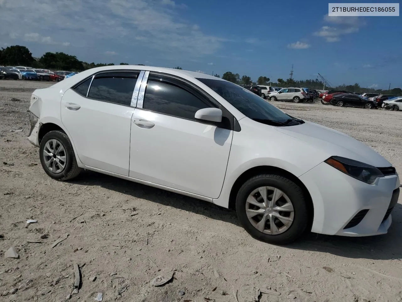 2014 Toyota Corolla L VIN: 2T1BURHE0EC186055 Lot: 77636694