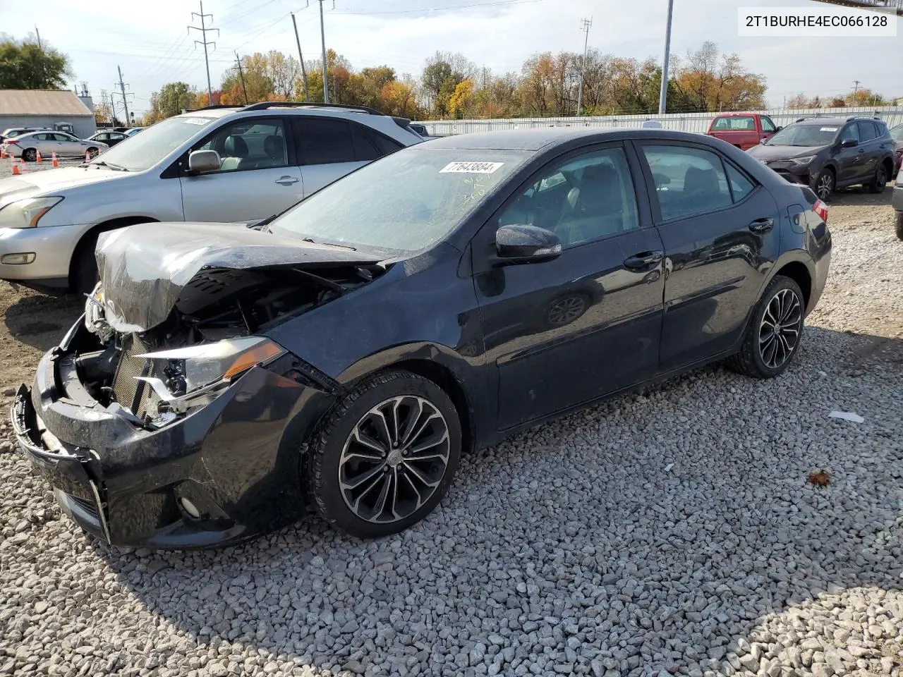 2014 Toyota Corolla L VIN: 2T1BURHE4EC066128 Lot: 77643884