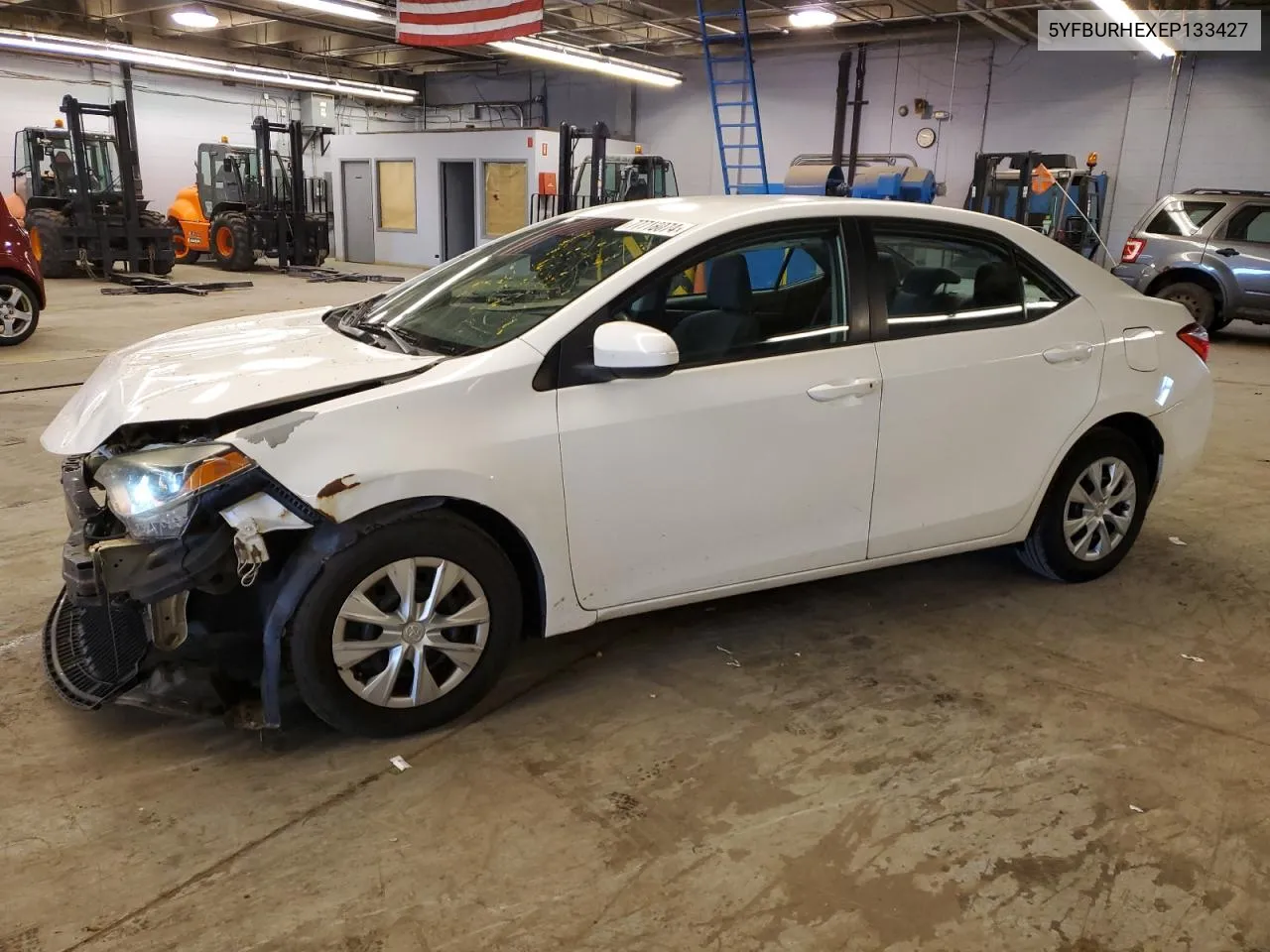 2014 Toyota Corolla L VIN: 5YFBURHEXEP133427 Lot: 77718074