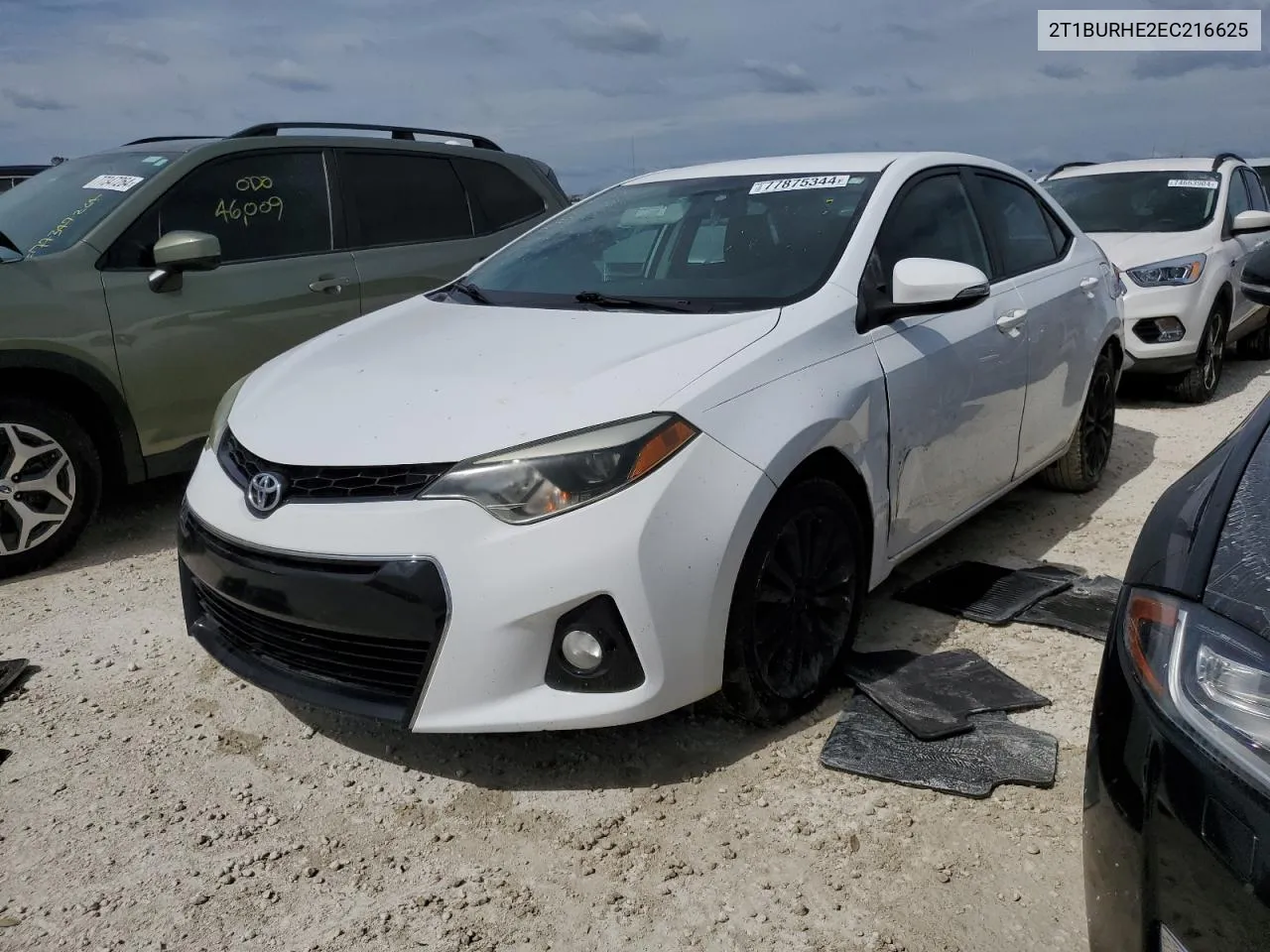 2014 Toyota Corolla L VIN: 2T1BURHE2EC216625 Lot: 77875344