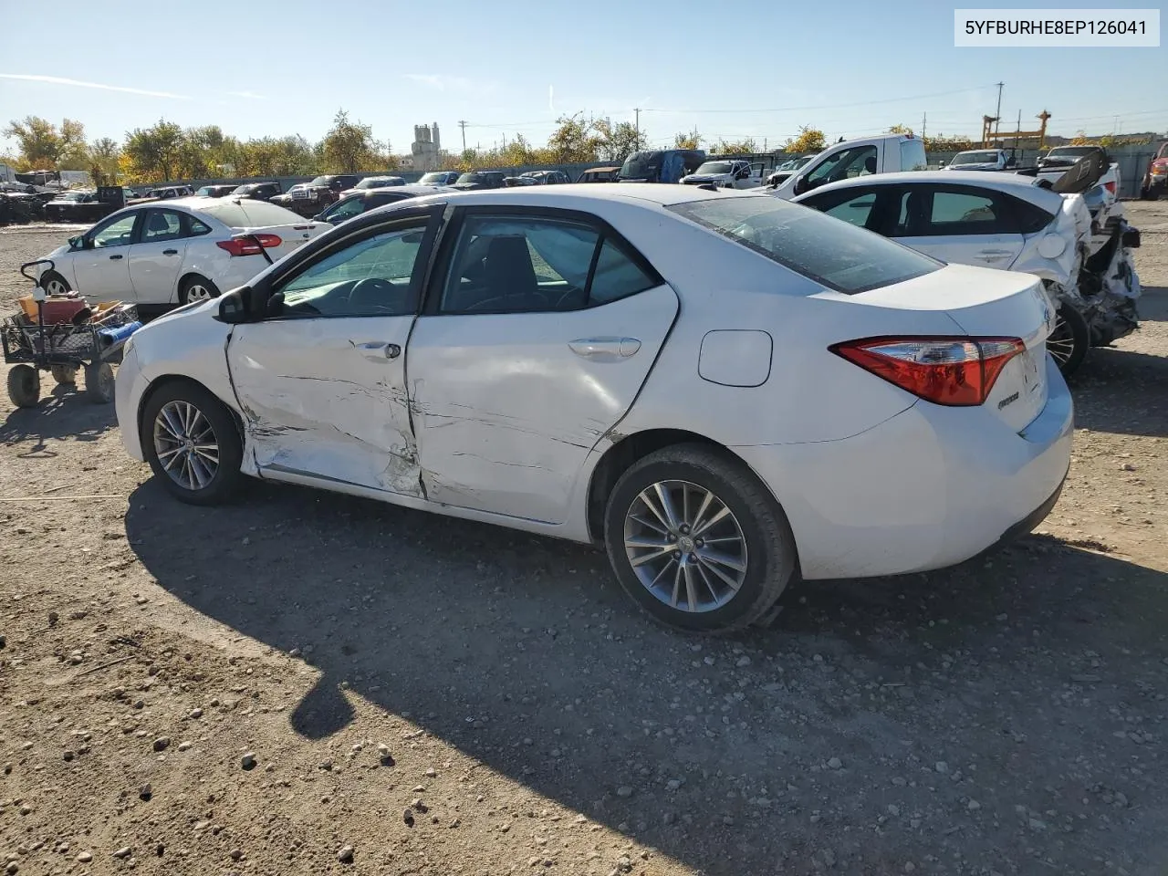 5YFBURHE8EP126041 2014 Toyota Corolla L