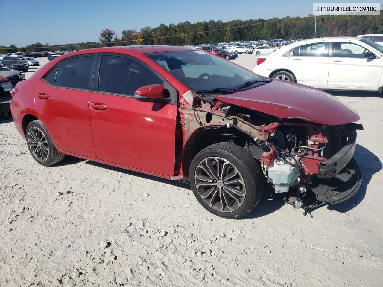 2014 Toyota Corolla L VIN: 2T1BURHE8EC139100 Lot: 77900984