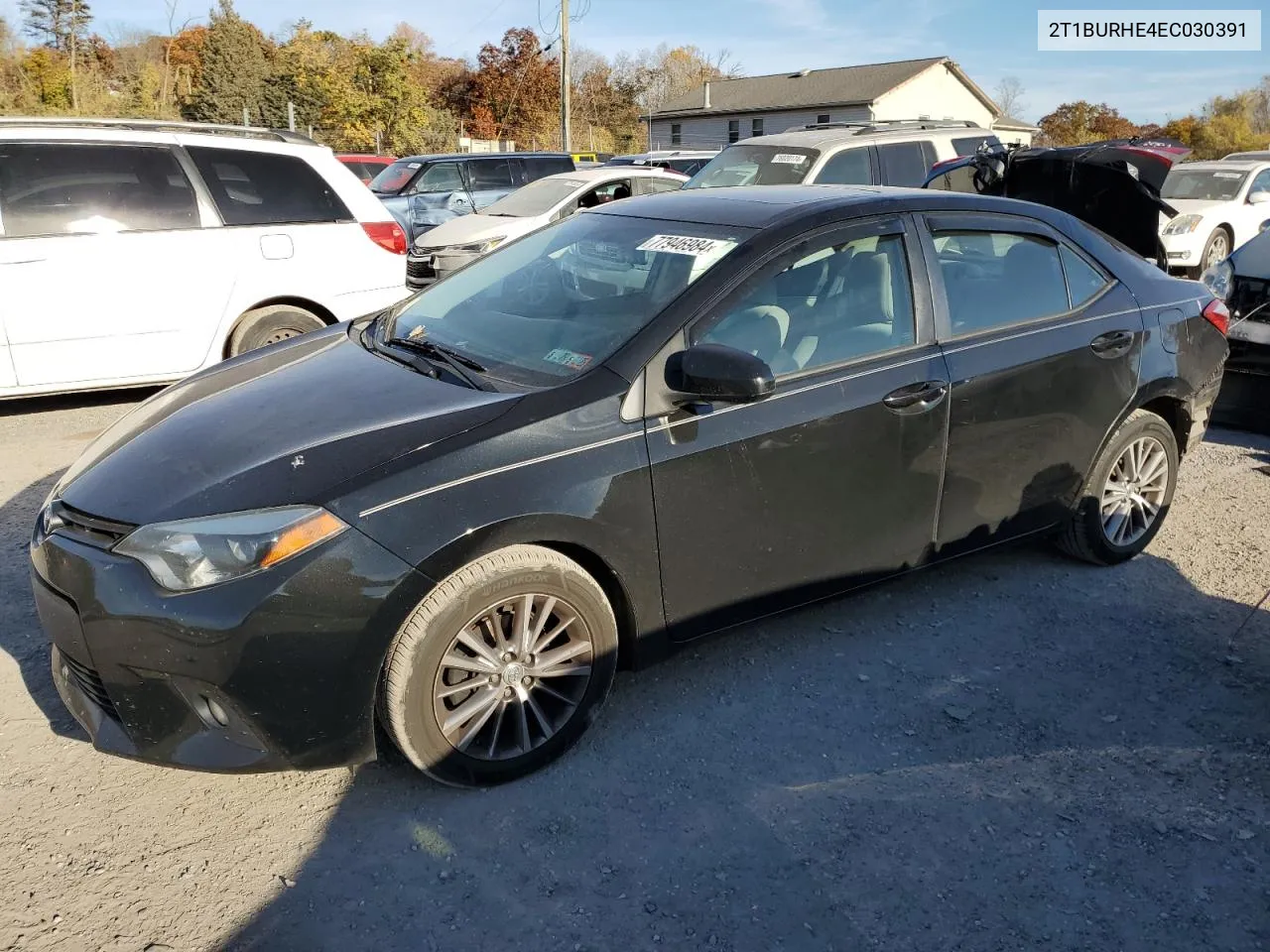 2014 Toyota Corolla L VIN: 2T1BURHE4EC030391 Lot: 77946984