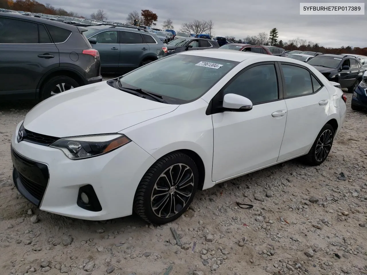 2014 Toyota Corolla L VIN: 5YFBURHE7EP017389 Lot: 77961304