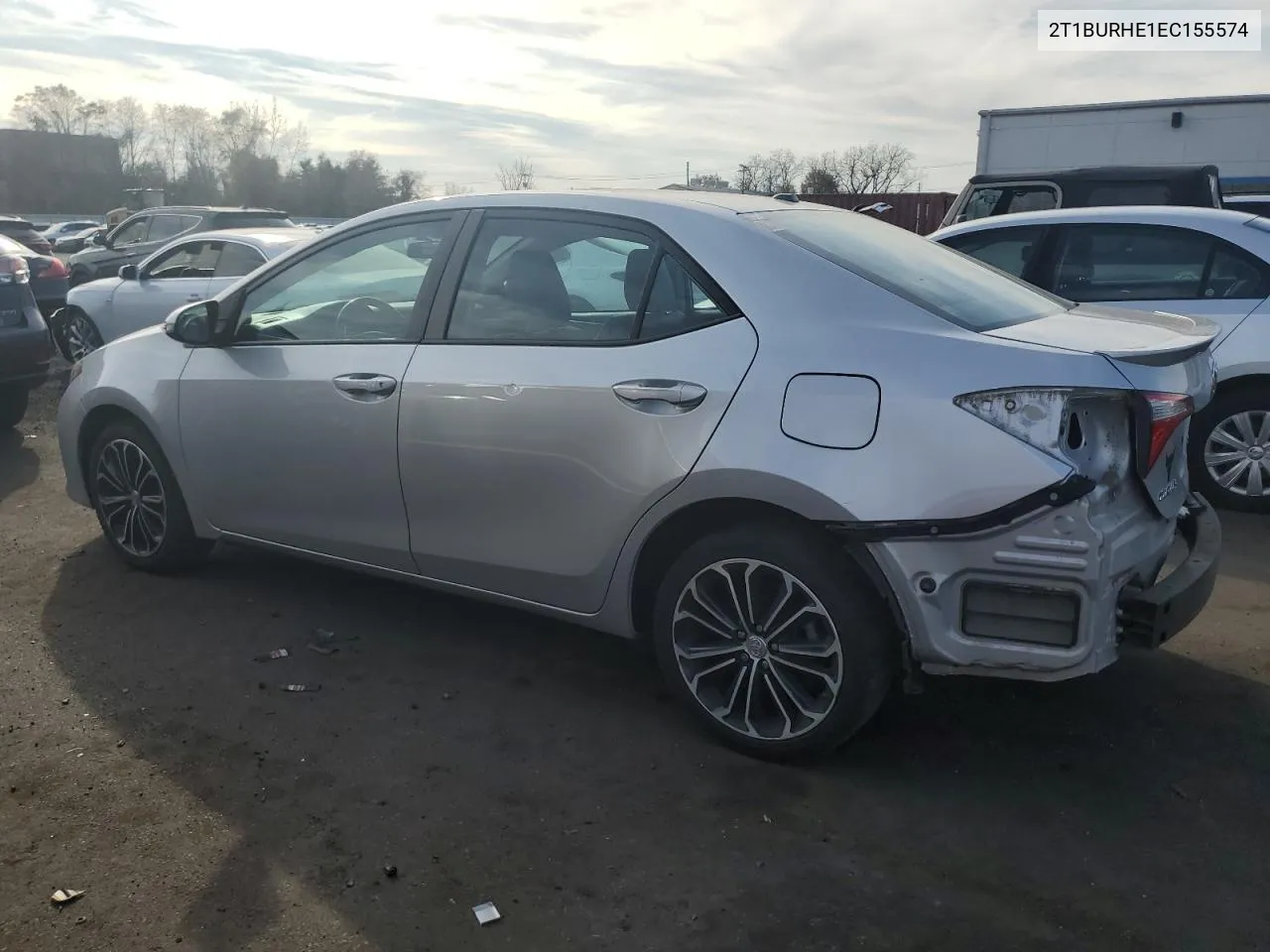 2014 Toyota Corolla L VIN: 2T1BURHE1EC155574 Lot: 77970504