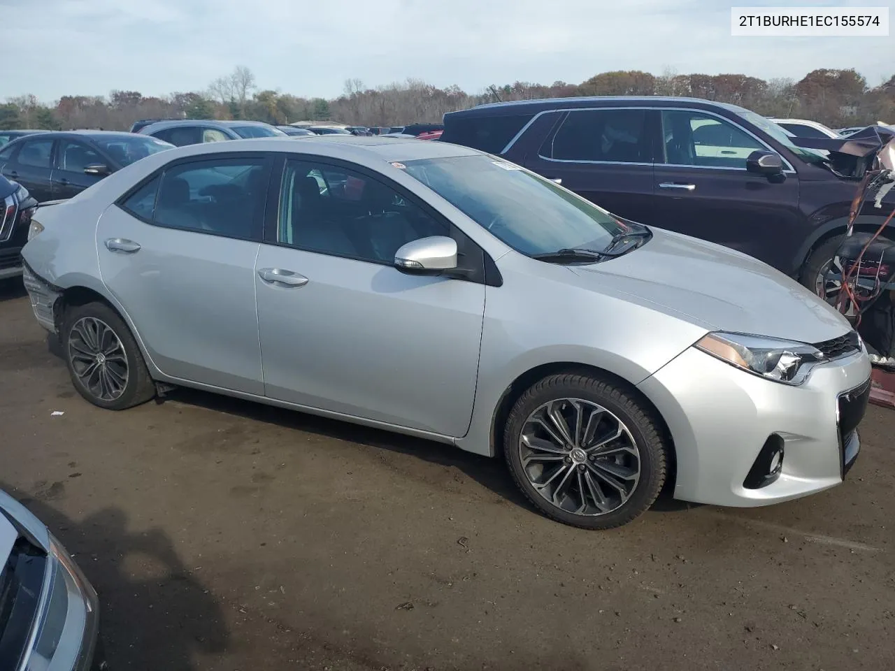 2014 Toyota Corolla L VIN: 2T1BURHE1EC155574 Lot: 77970504