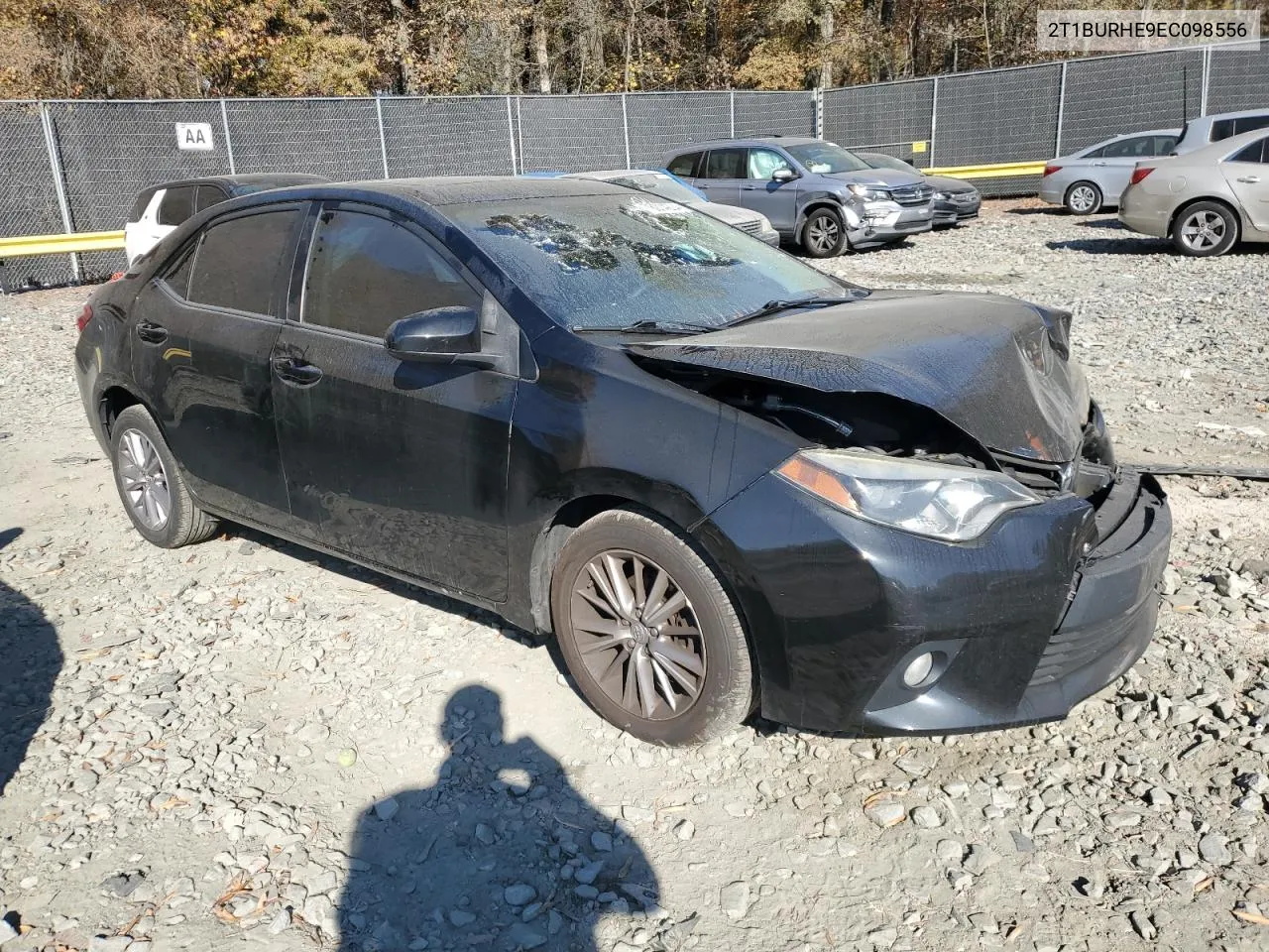 2014 Toyota Corolla L VIN: 2T1BURHE9EC098556 Lot: 78014204