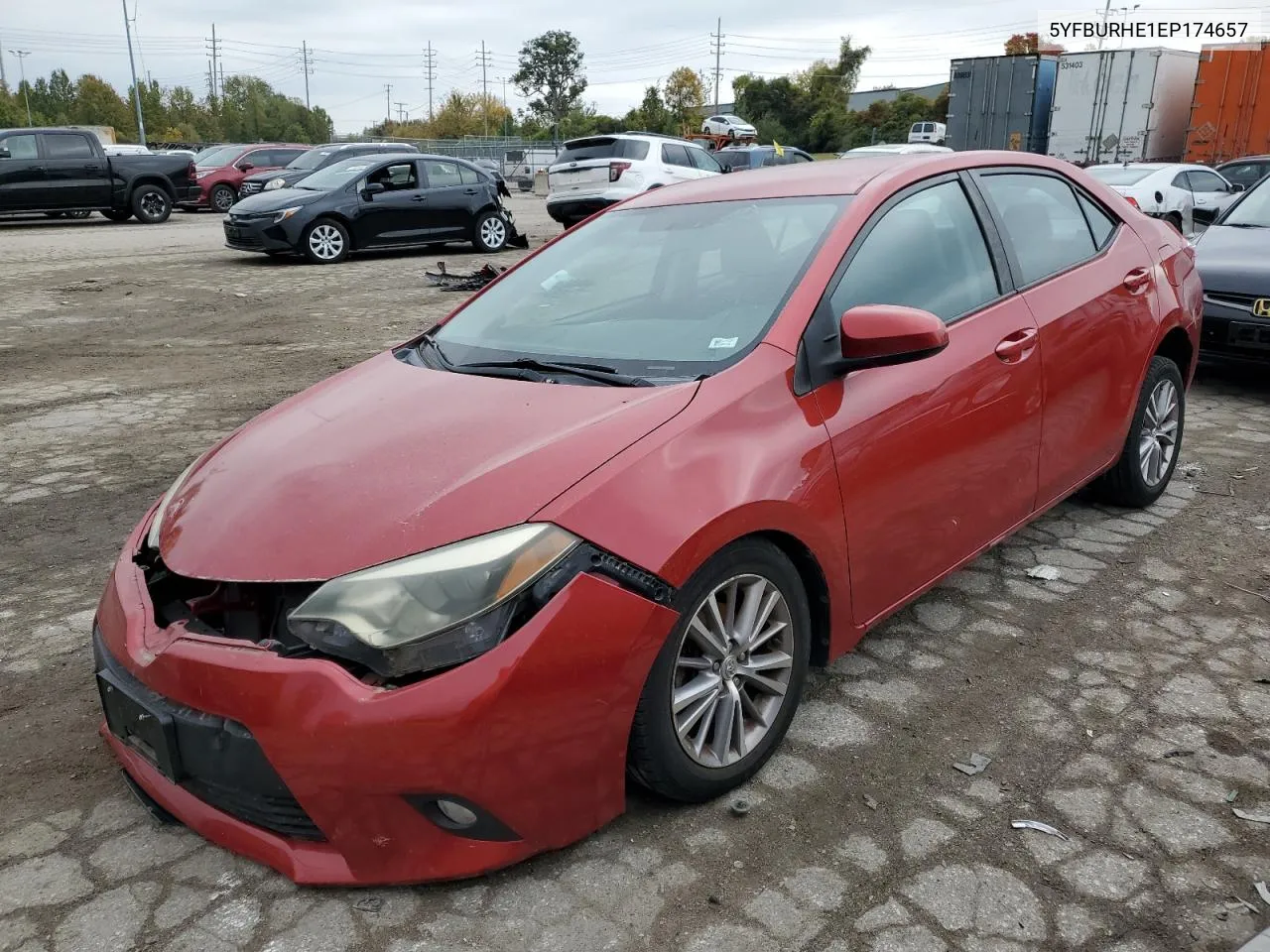 2014 Toyota Corolla L VIN: 5YFBURHE1EP174657 Lot: 78064034