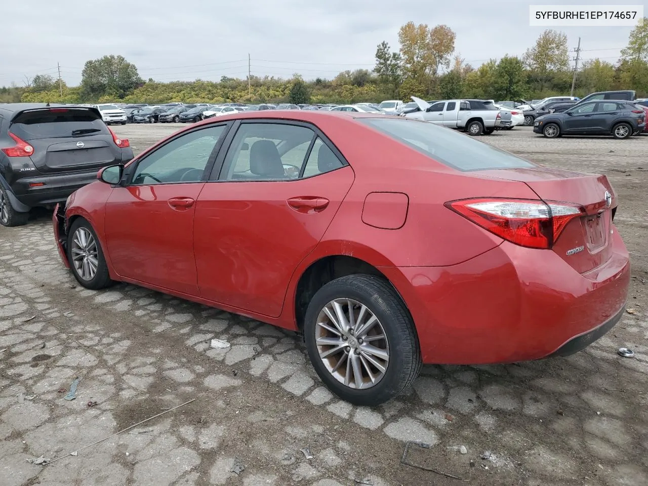 2014 Toyota Corolla L VIN: 5YFBURHE1EP174657 Lot: 78064034