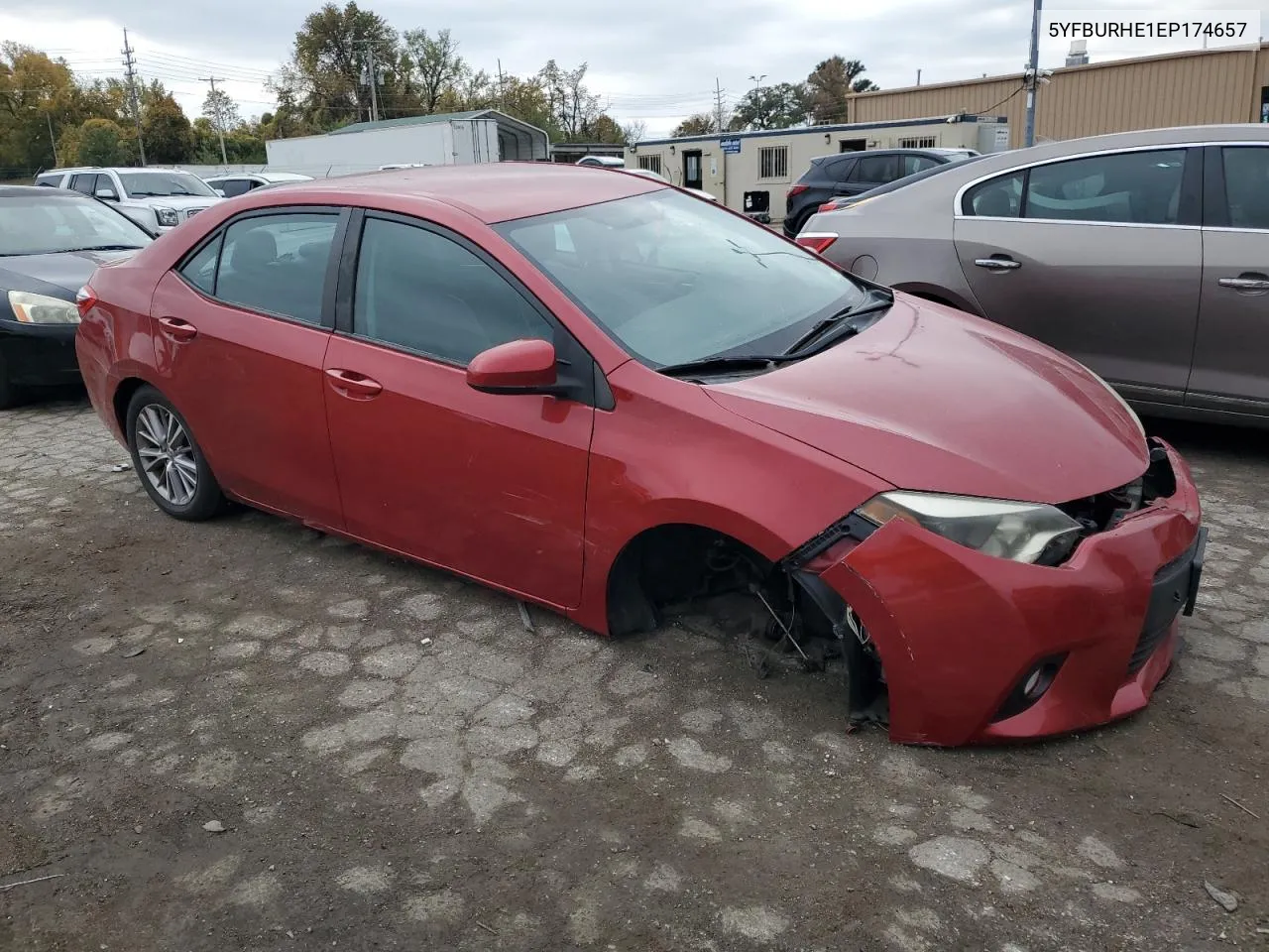 2014 Toyota Corolla L VIN: 5YFBURHE1EP174657 Lot: 78064034