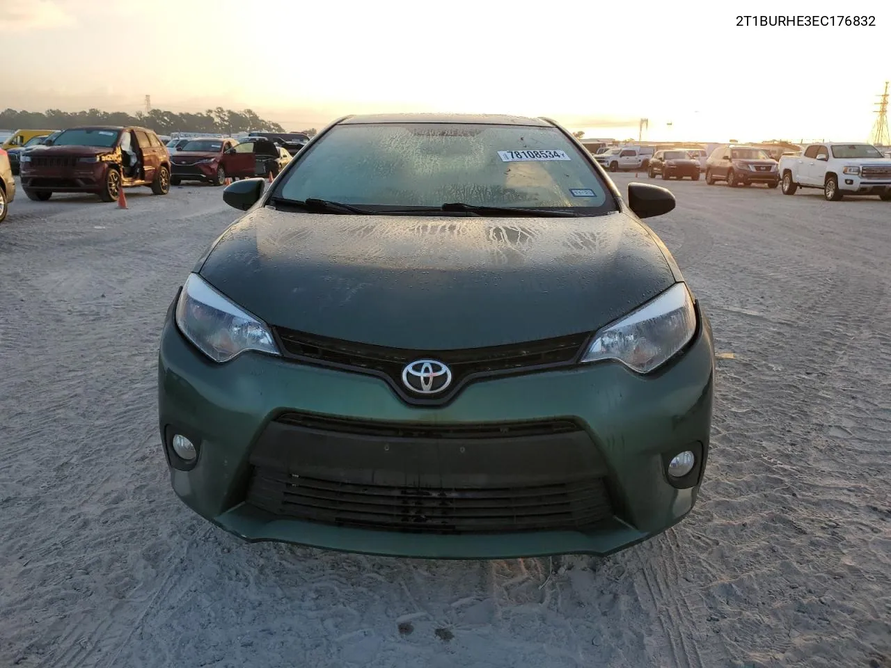 2014 Toyota Corolla L VIN: 2T1BURHE3EC176832 Lot: 78108534