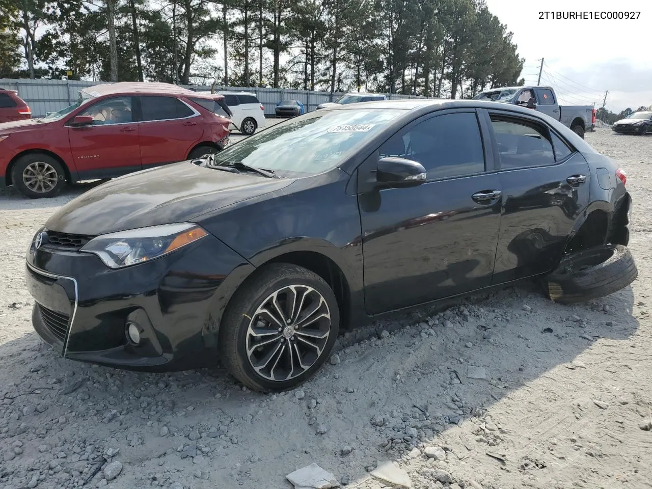 2014 Toyota Corolla L VIN: 2T1BURHE1EC000927 Lot: 78158644