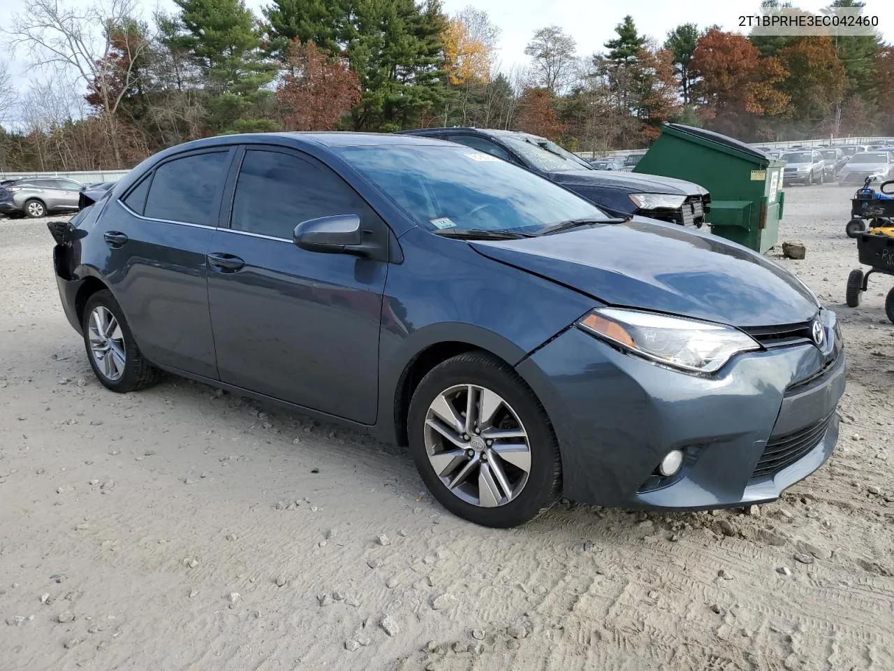 2014 Toyota Corolla Eco VIN: 2T1BPRHE3EC042460 Lot: 78186764