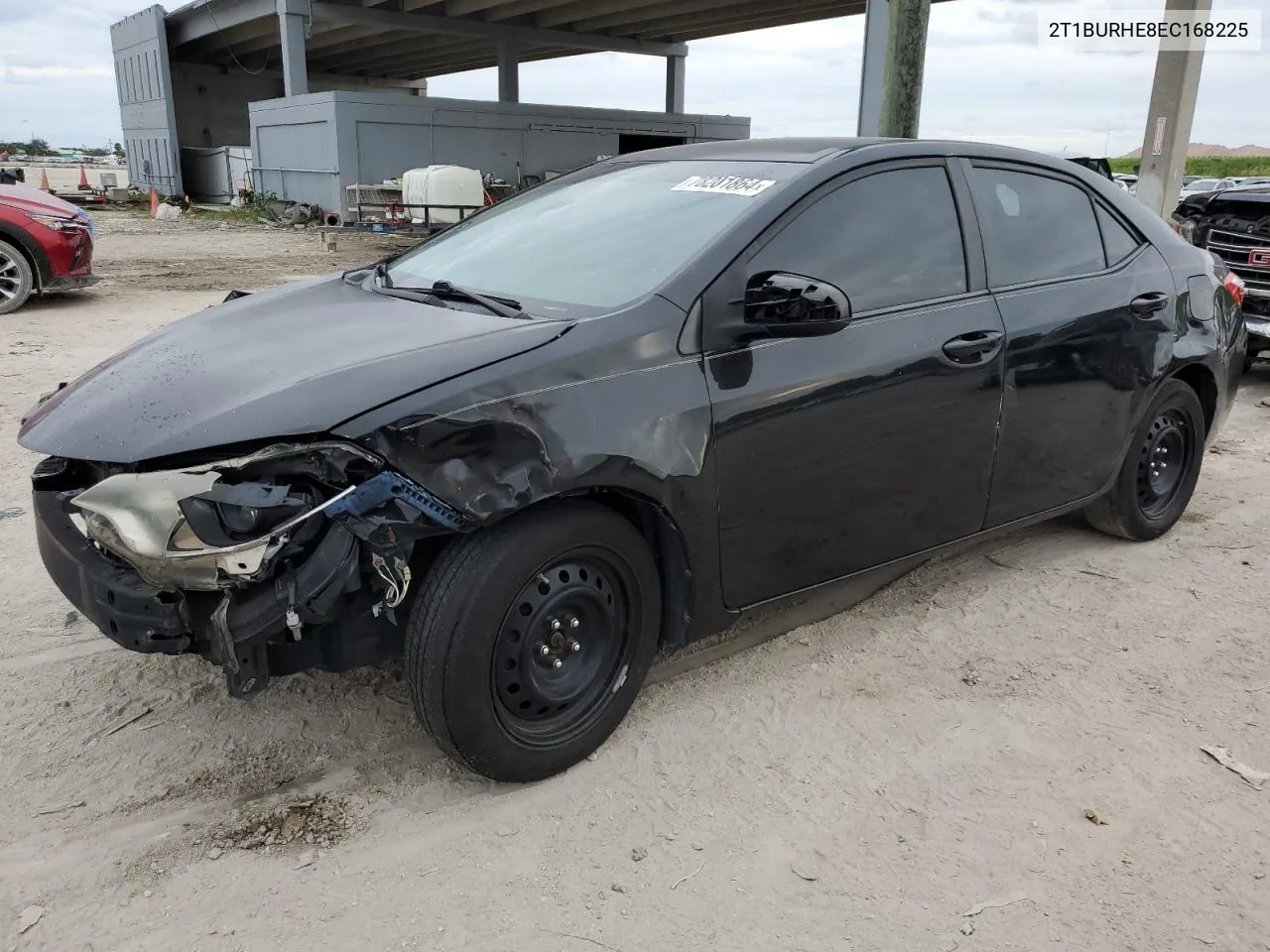 2014 Toyota Corolla L VIN: 2T1BURHE8EC168225 Lot: 78201864