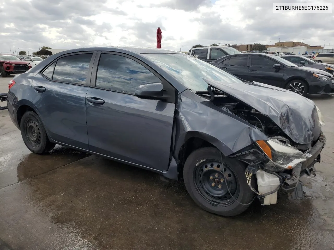 2014 Toyota Corolla L VIN: 2T1BURHE6EC176226 Lot: 78229464