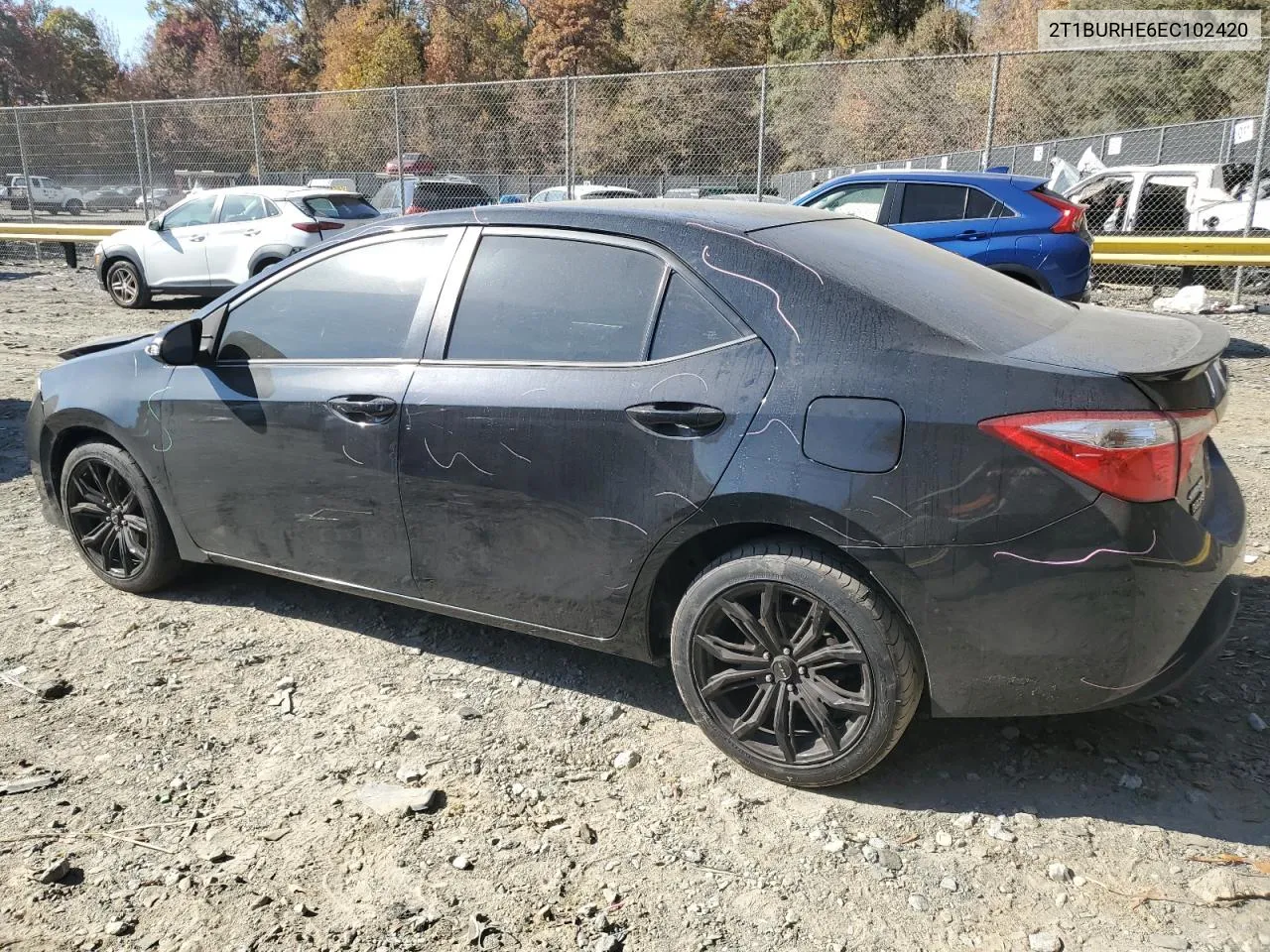 2014 Toyota Corolla L VIN: 2T1BURHE6EC102420 Lot: 78306604