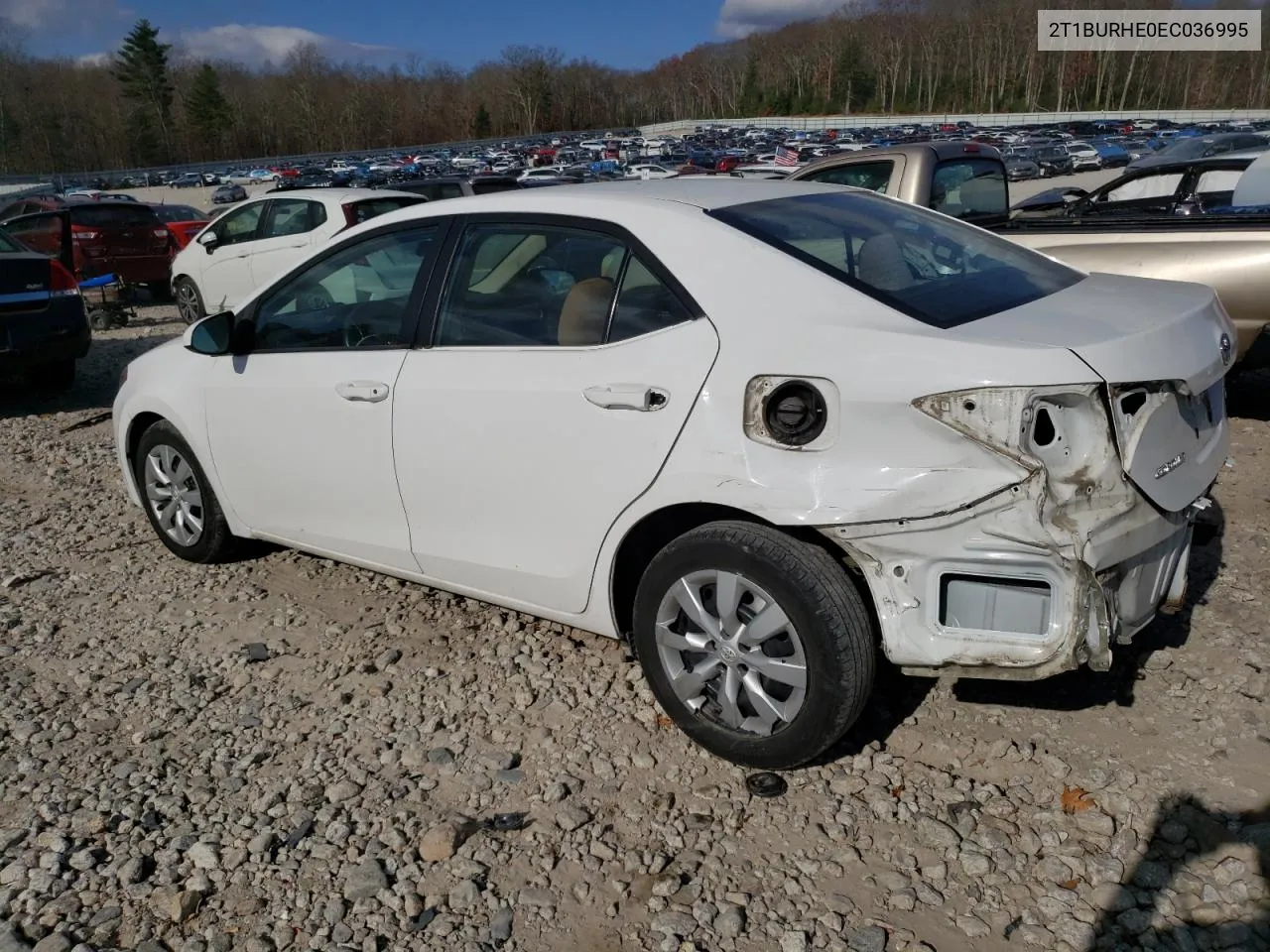 2014 Toyota Corolla L VIN: 2T1BURHE0EC036995 Lot: 78354124