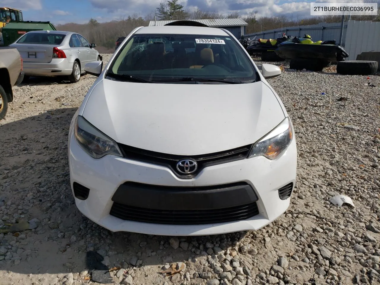 2014 Toyota Corolla L VIN: 2T1BURHE0EC036995 Lot: 78354124