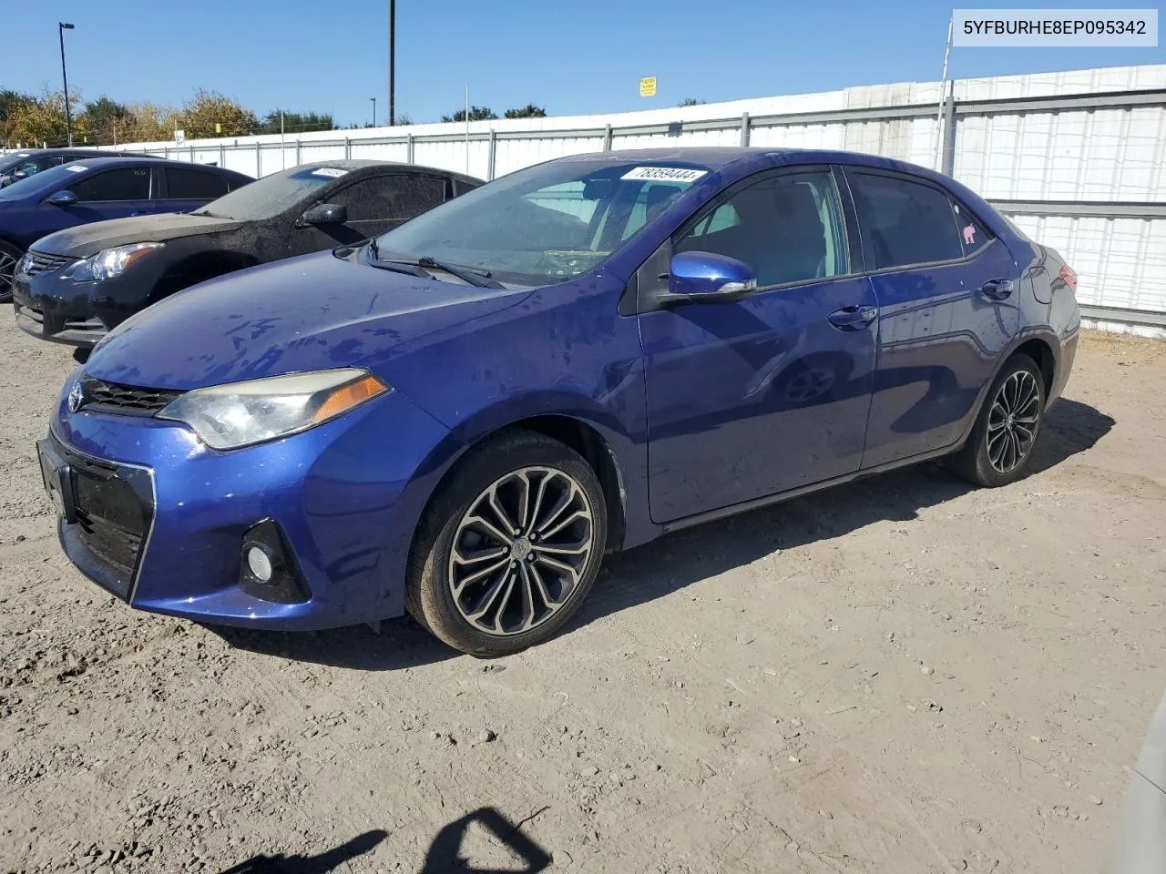 2014 Toyota Corolla L VIN: 5YFBURHE8EP095342 Lot: 78359444