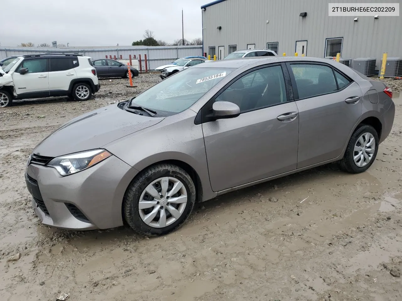 2014 Toyota Corolla L VIN: 2T1BURHE6EC202209 Lot: 78535184