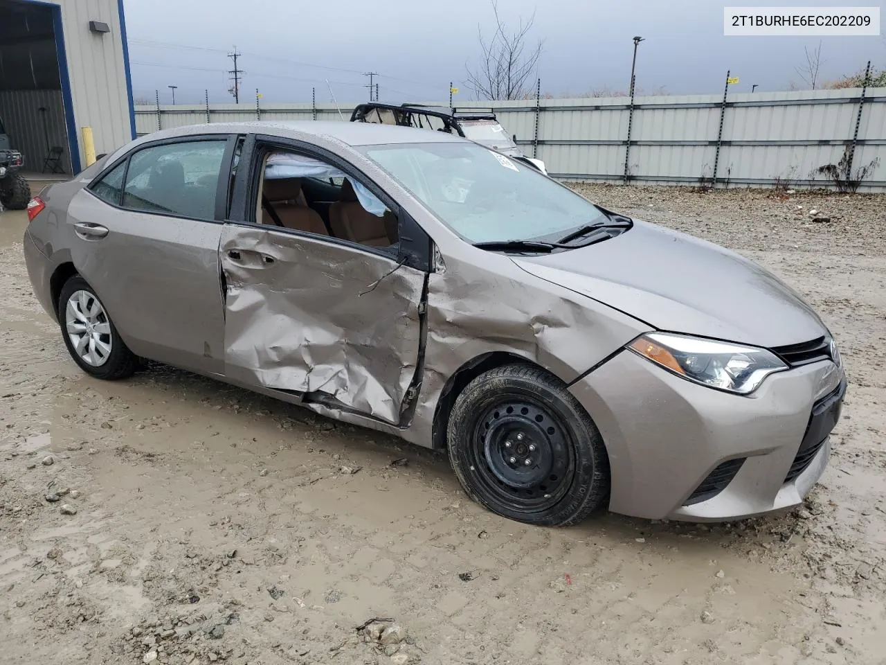 2014 Toyota Corolla L VIN: 2T1BURHE6EC202209 Lot: 78535184