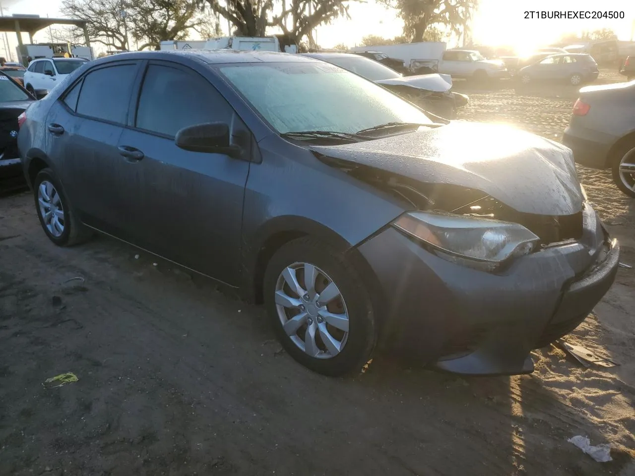 2014 Toyota Corolla L VIN: 2T1BURHEXEC204500 Lot: 78569134