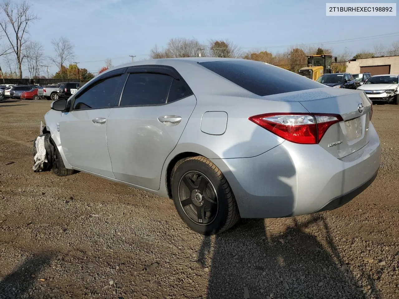 2014 Toyota Corolla L VIN: 2T1BURHEXEC198892 Lot: 78576264