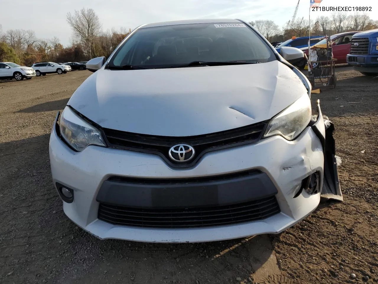 2014 Toyota Corolla L VIN: 2T1BURHEXEC198892 Lot: 78576264