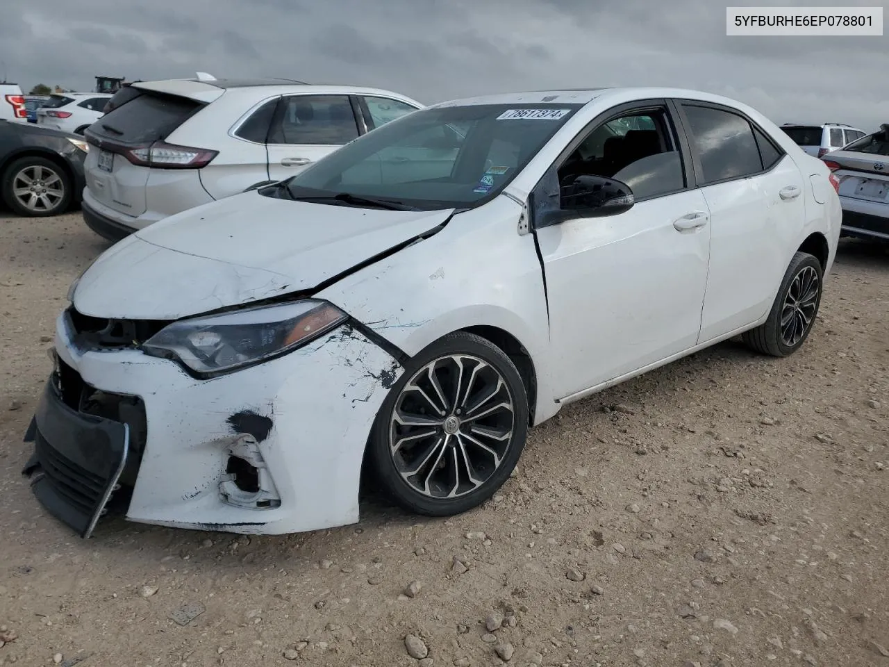 2014 Toyota Corolla L VIN: 5YFBURHE6EP078801 Lot: 78617374