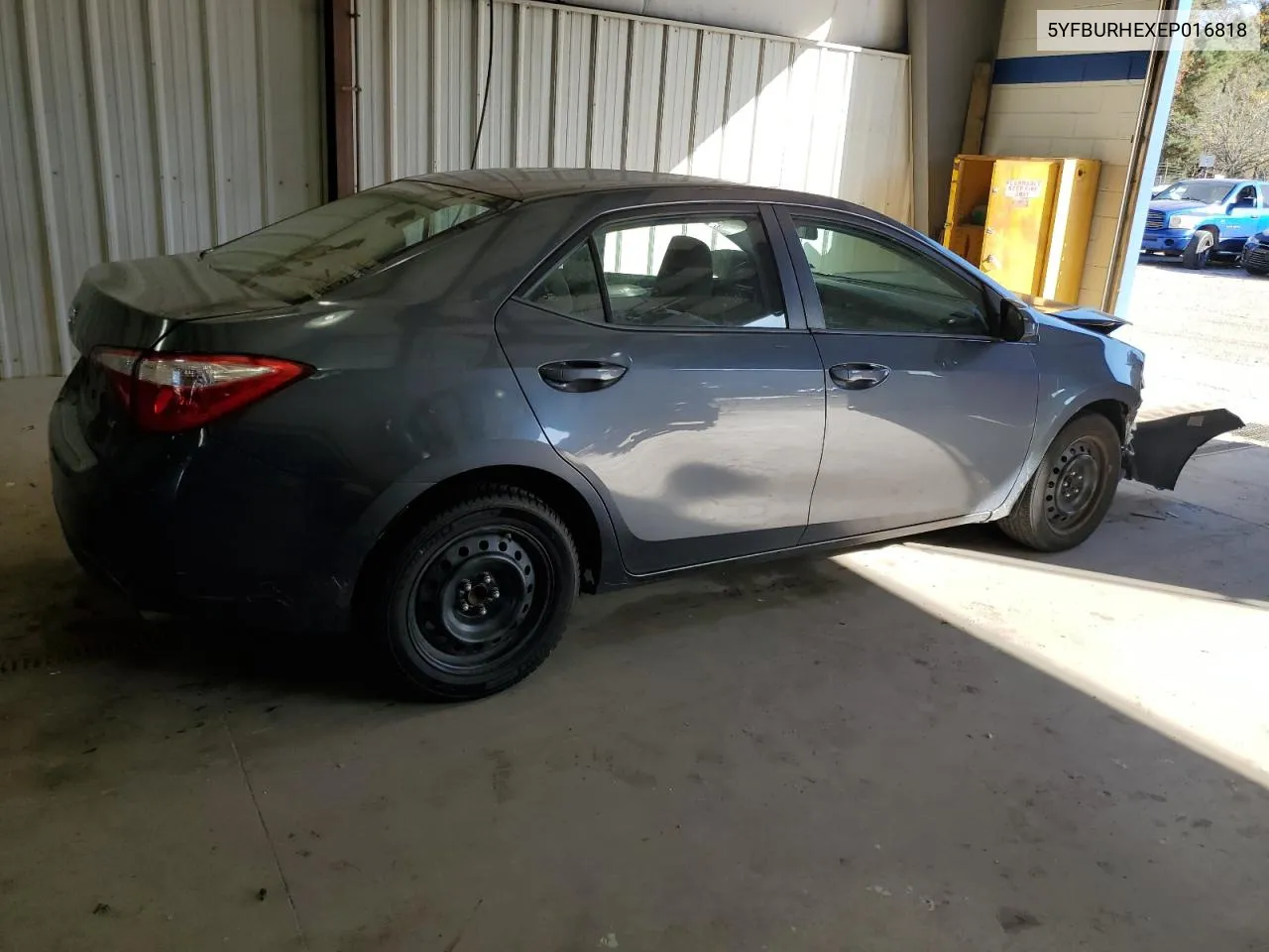 2014 Toyota Corolla L VIN: 5YFBURHEXEP016818 Lot: 78623764